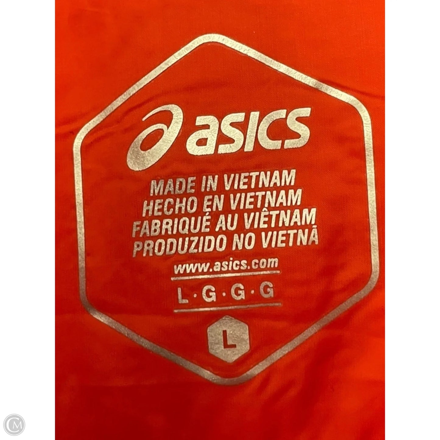 Vest Faux Fur & Sherpa By Asics In Orange, Size: L