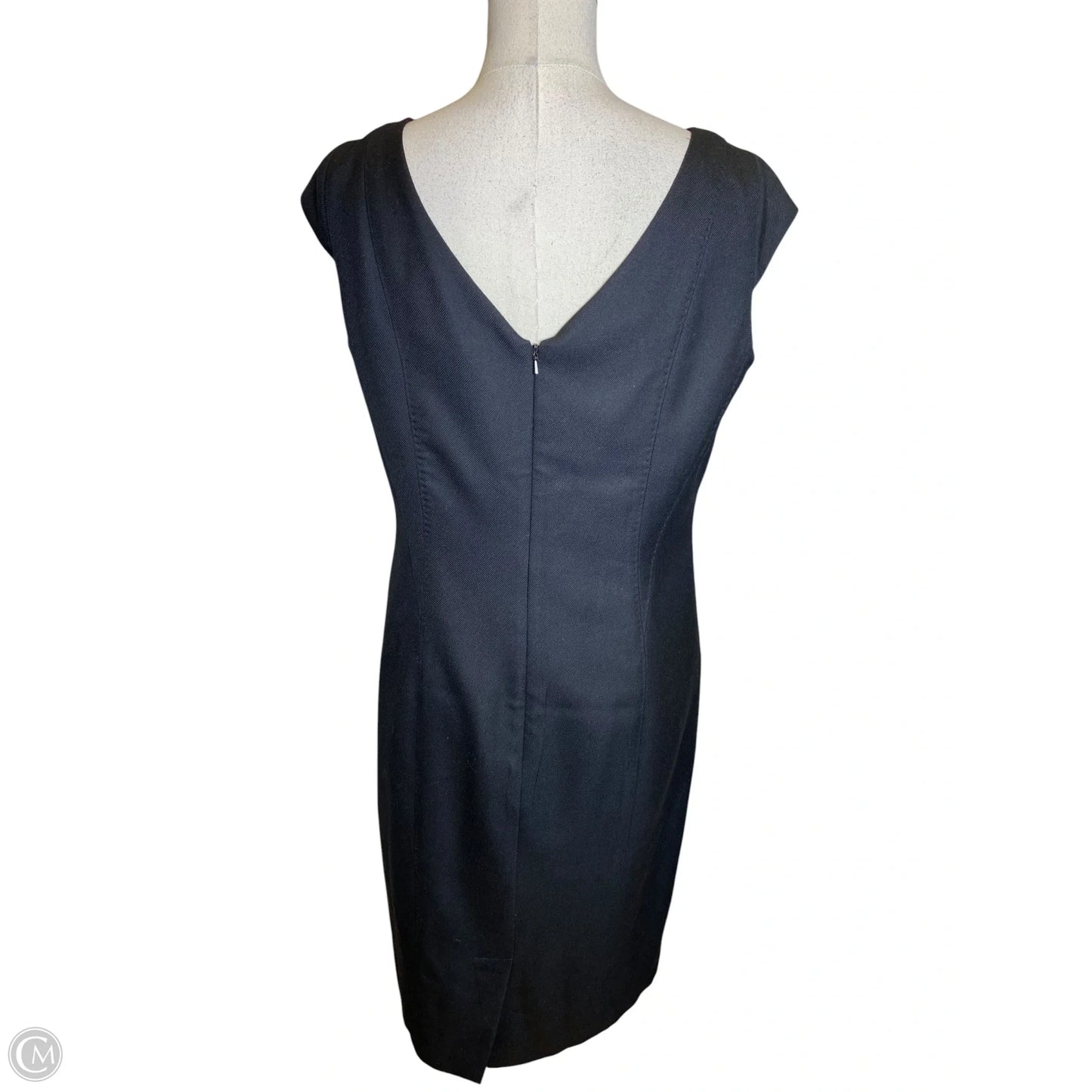 Dress Casual Midi By Brooks Brothers In Black, Size: 10