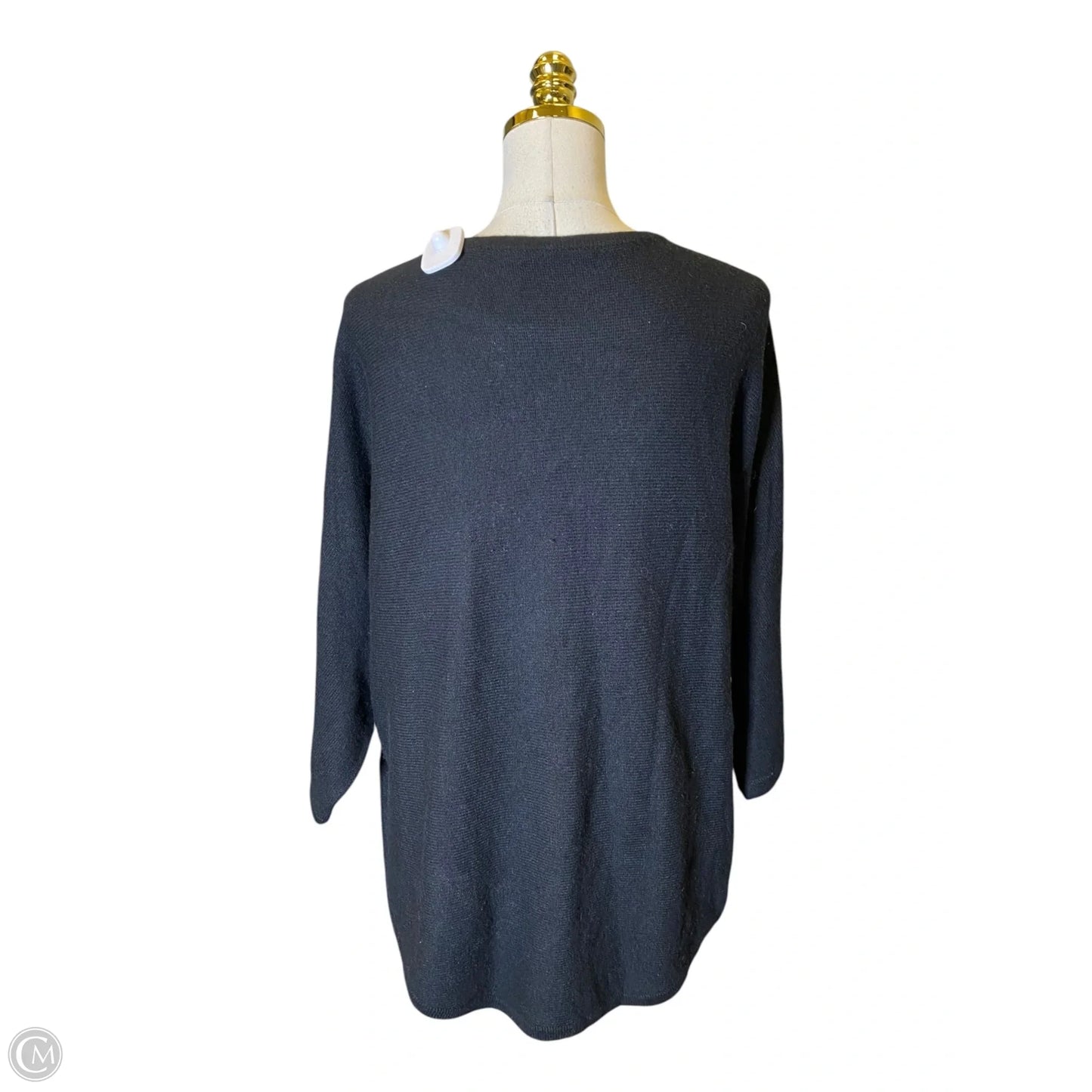 Sweater By Clothes Mentor In Black, Size: L