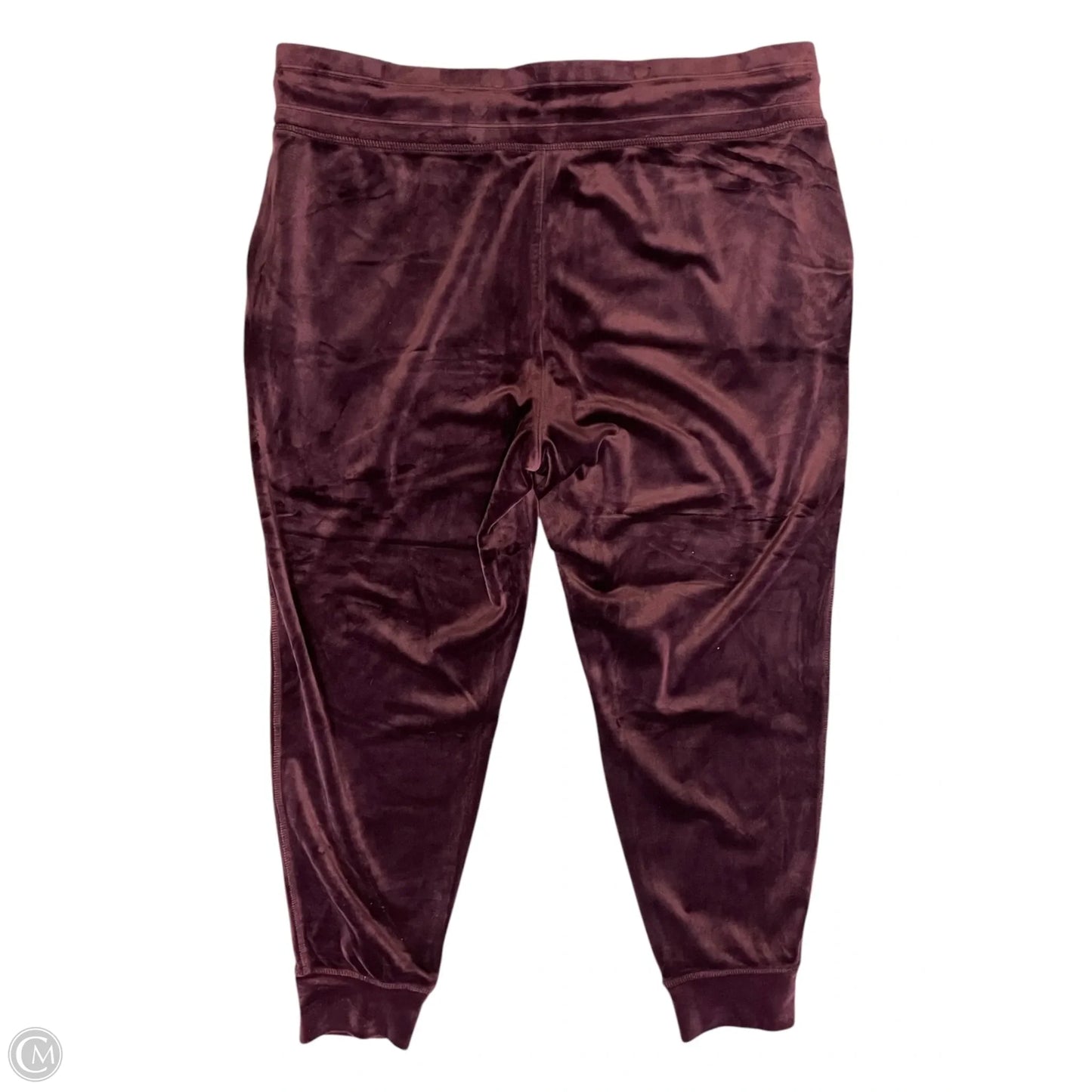 Pants Lounge By Dkny In Maroon, Size: Xl