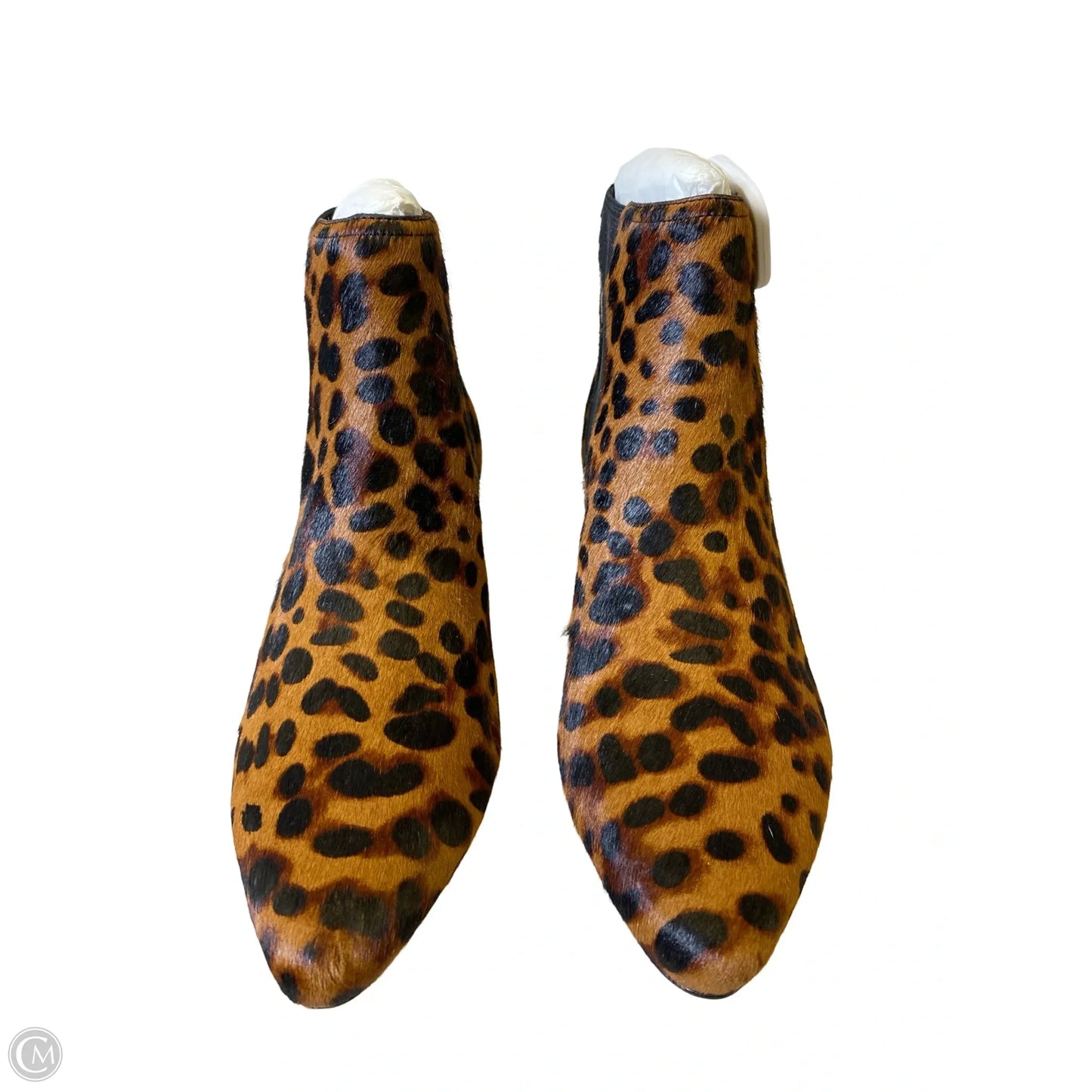 Boots Ankle Heels By Joie In Animal Print, Size: 7.5