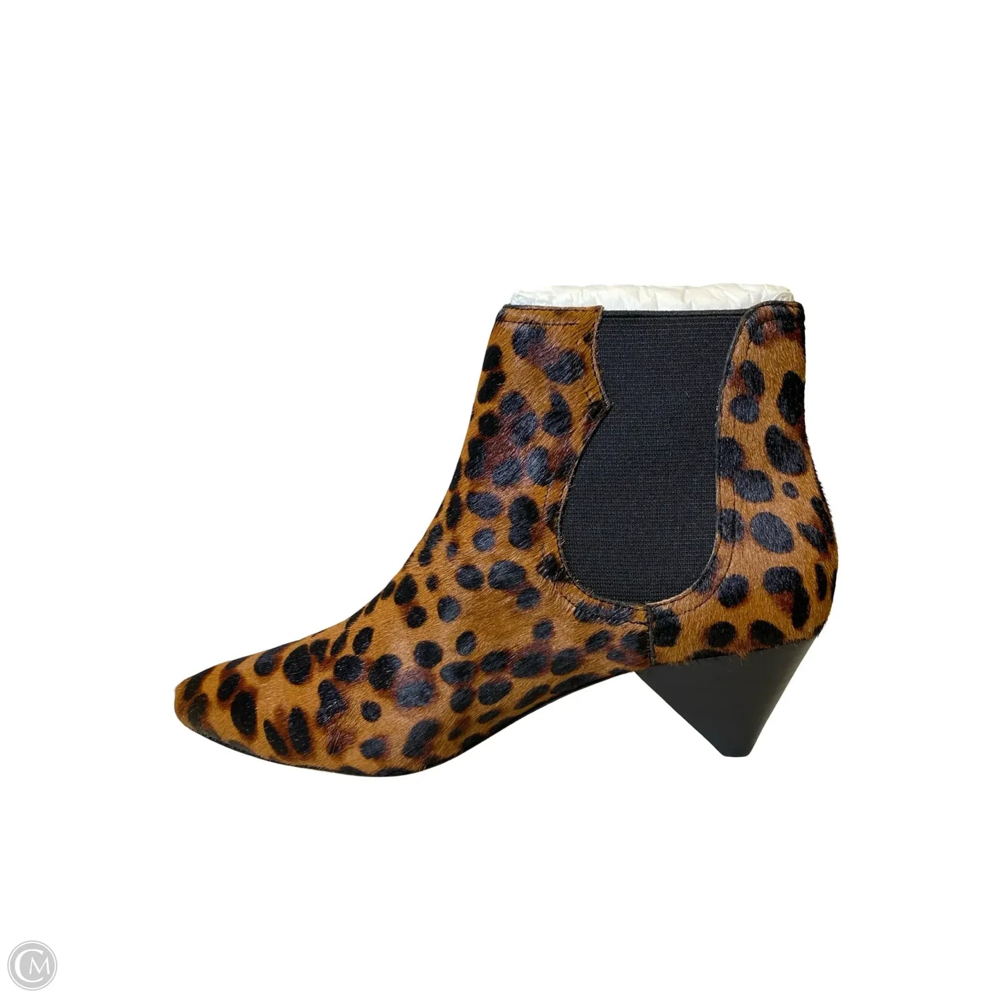 Boots Ankle Heels By Joie In Animal Print, Size: 7.5