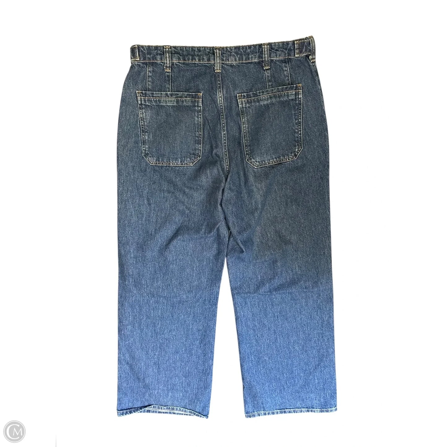 Jeans Wide Leg By We The Free In Blue Denim, Size: 12