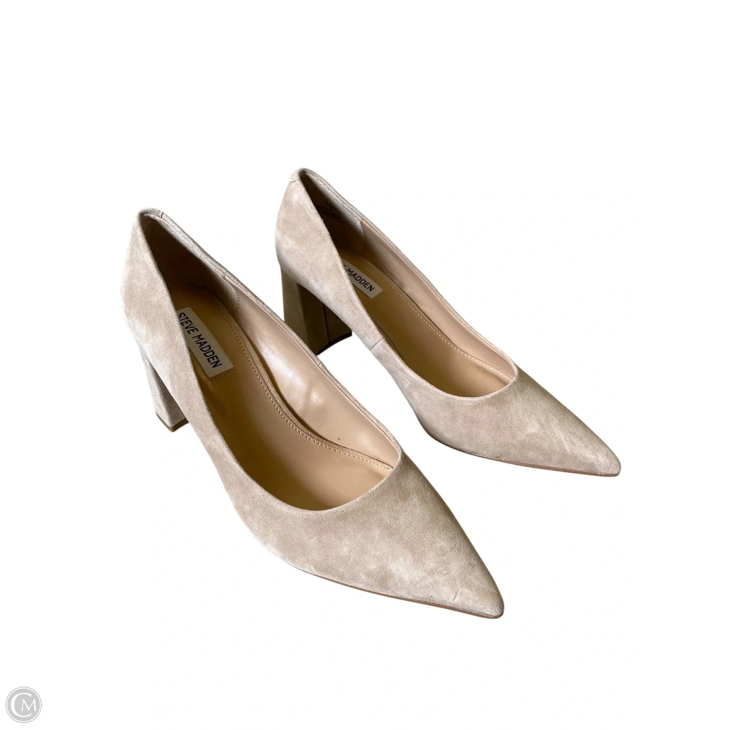 Shoes Heels Block By Steve Madden In Beige, Size: 9