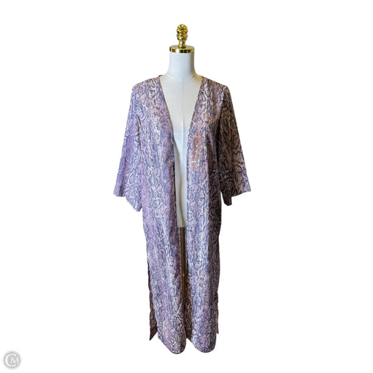 Kimono By Jessica Simpson In Snakeskin Print, Size: M