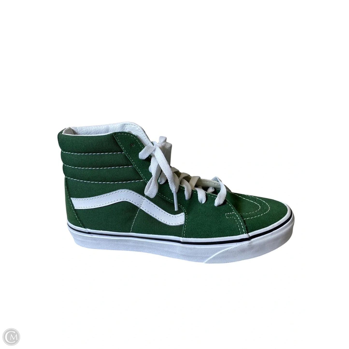 Shoes Athletic By Vans In Green & White, Size: 7.5