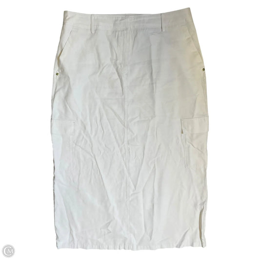 Skirt Maxi By Liz Claiborne In Beige, Size: 12
