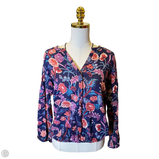 Top Long Sleeve By Lucky Brand In Multi-colored, Size: S
