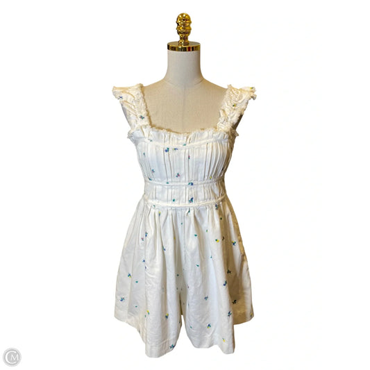 Romper By Peach Love Cream California In Floral Print, Size: M
