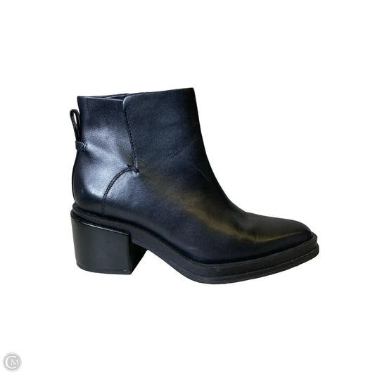 Boots Ankle Heels By Franco Sarto In Black, Size: 6.5