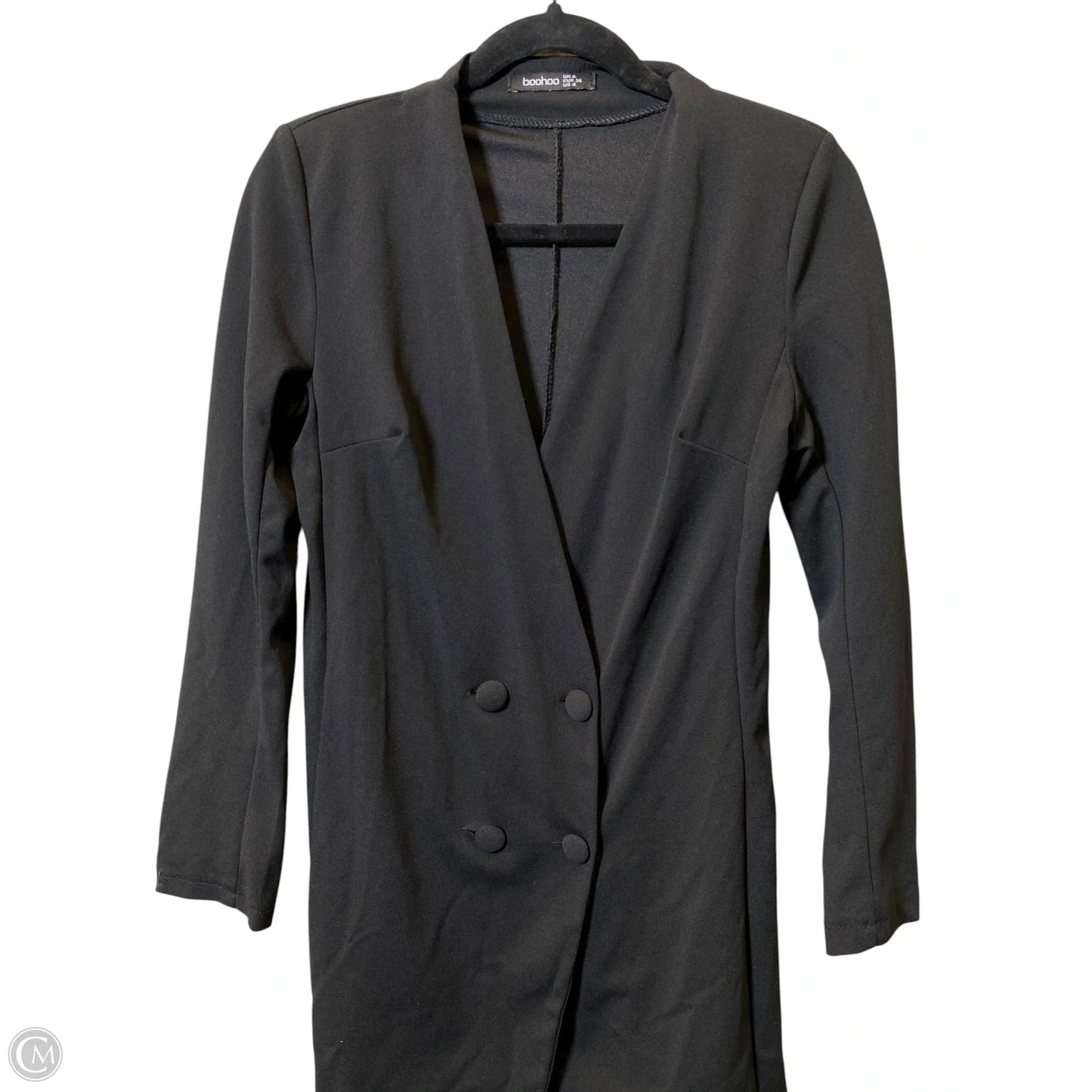 Dress Casual Midi By Clothes Mentor In Black, Size: 4