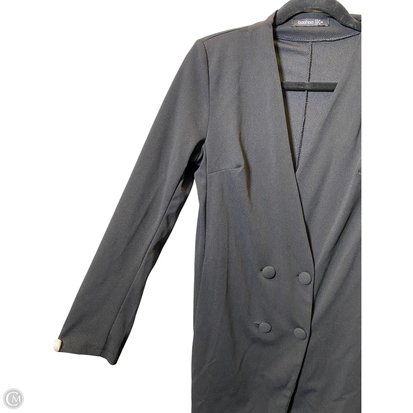 Dress Casual Midi By Clothes Mentor In Black, Size: 4