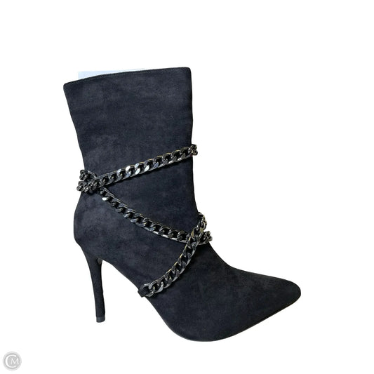 Boots Ankle Heels By New York And Co In Black, Size: 10