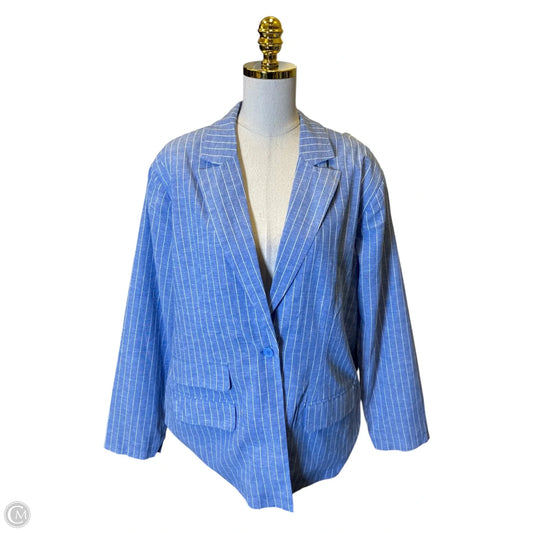 Blazer By Fashion Nova In Striped Pattern, Size: 1x