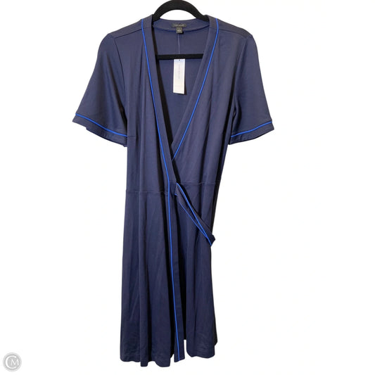 Dress Casual Midi By Ann Taylor In Navy, Size: 8