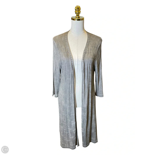 Cardigan By Clothes Mentor In Grey, Size: Xl