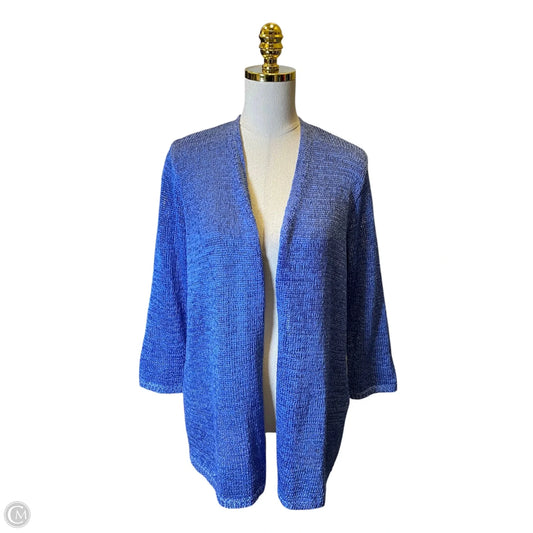 Cardigan By Avenue In Blue, Size: 16
