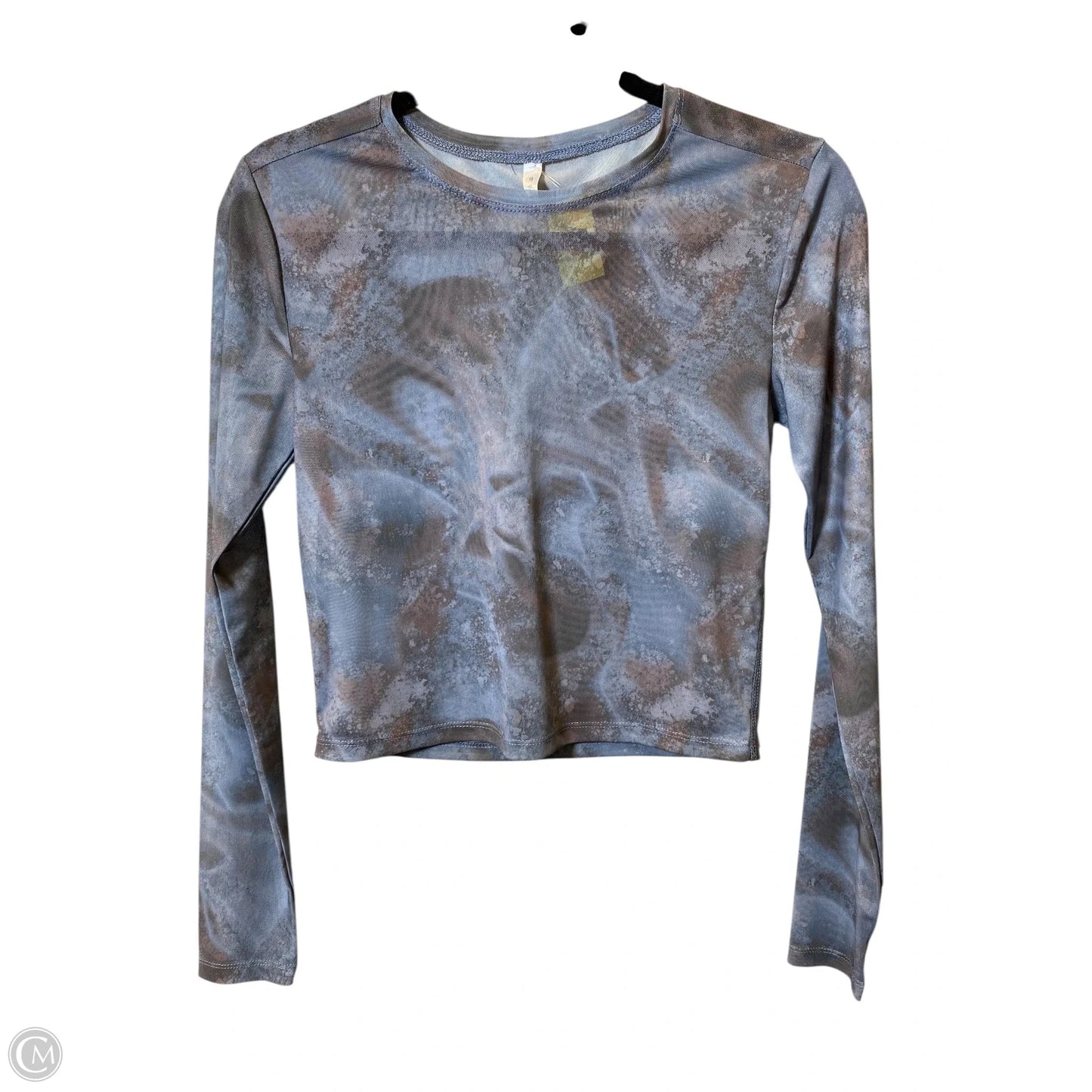 Athletic Top Long Sleeve Crewneck By Fabletics In Multi-colored, Size: M