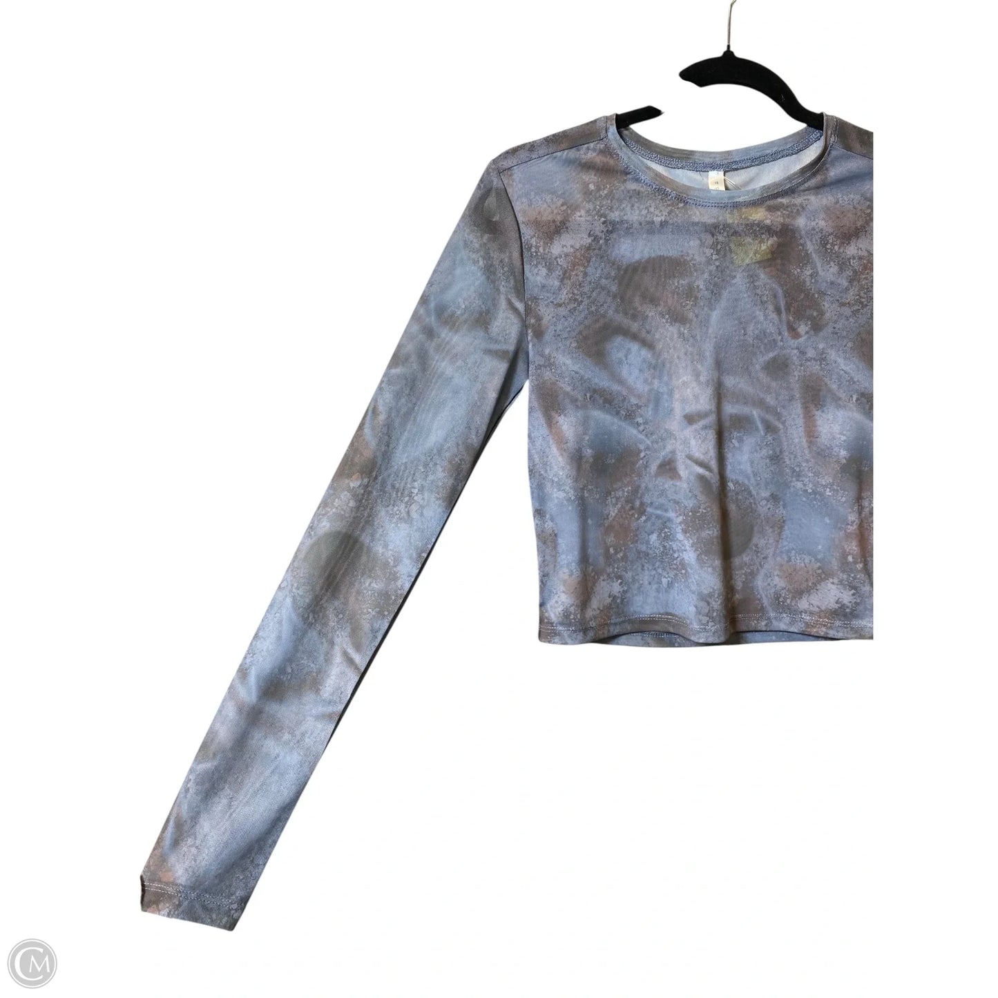 Athletic Top Long Sleeve Crewneck By Fabletics In Multi-colored, Size: M