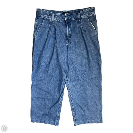 Jeans Wide Leg By Banana Republic In Blue Denim, Size: 16