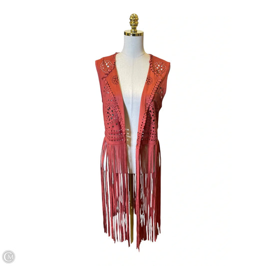Vest Other By Clothes Mentor In Orange, Size: Xl