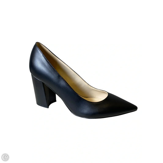 Shoes Heels Block By Nine West In Black, Size: 7.5