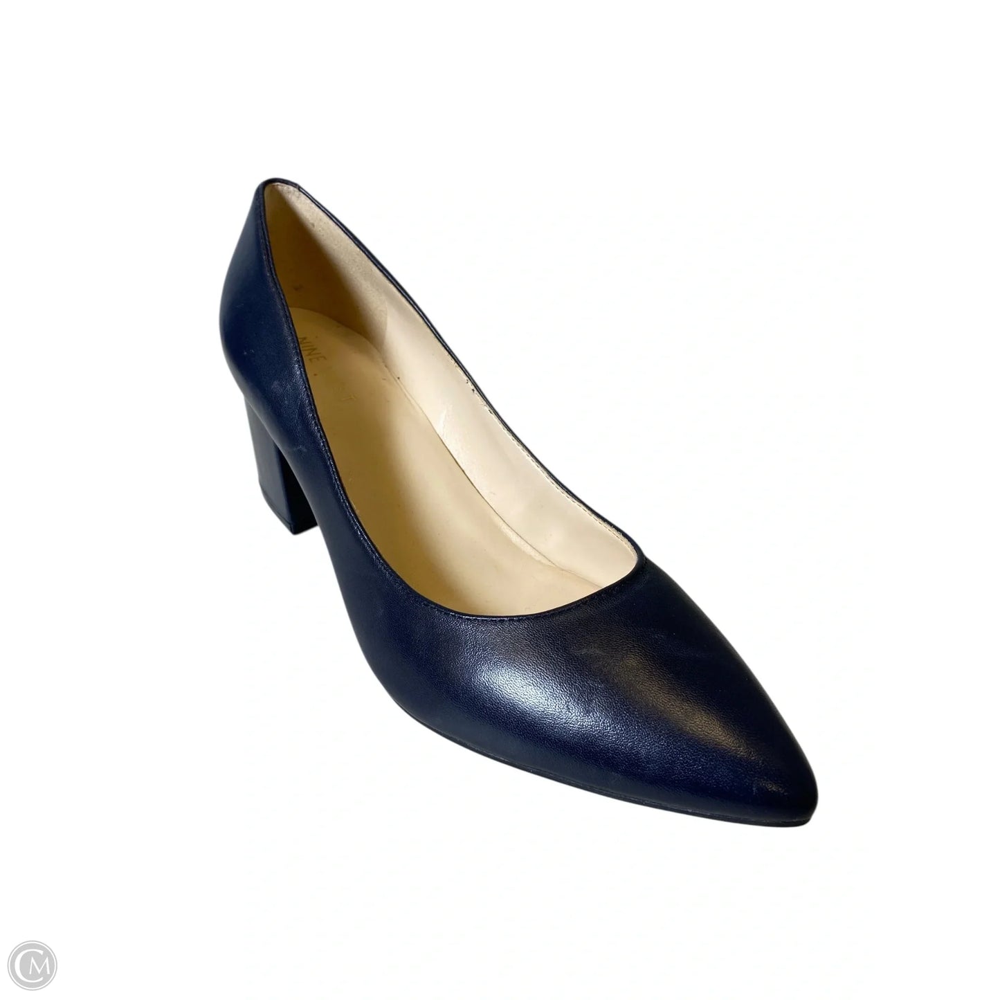 Shoes Heels Block By Nine West In Navy, Size: 8