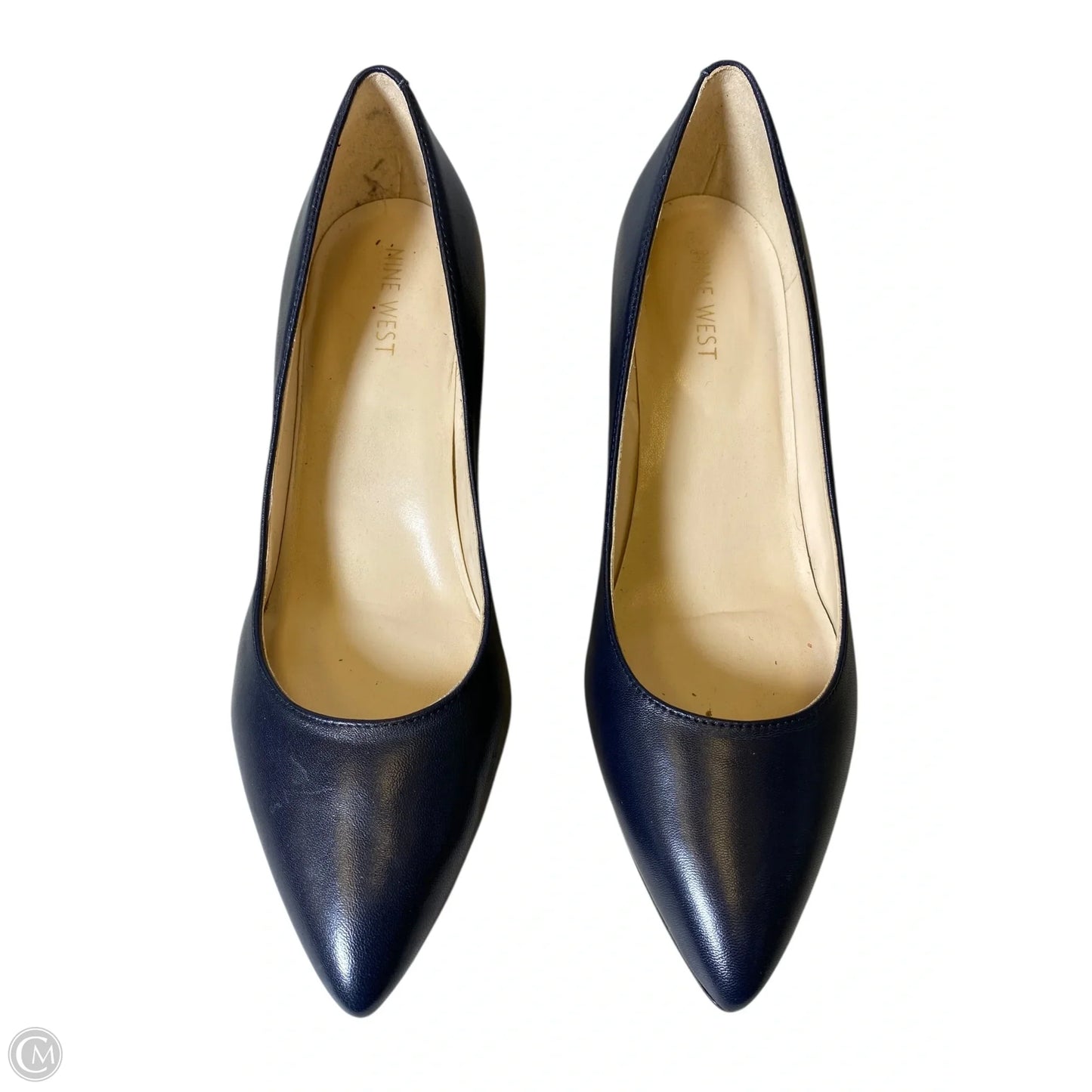 Shoes Heels Block By Nine West In Navy, Size: 8