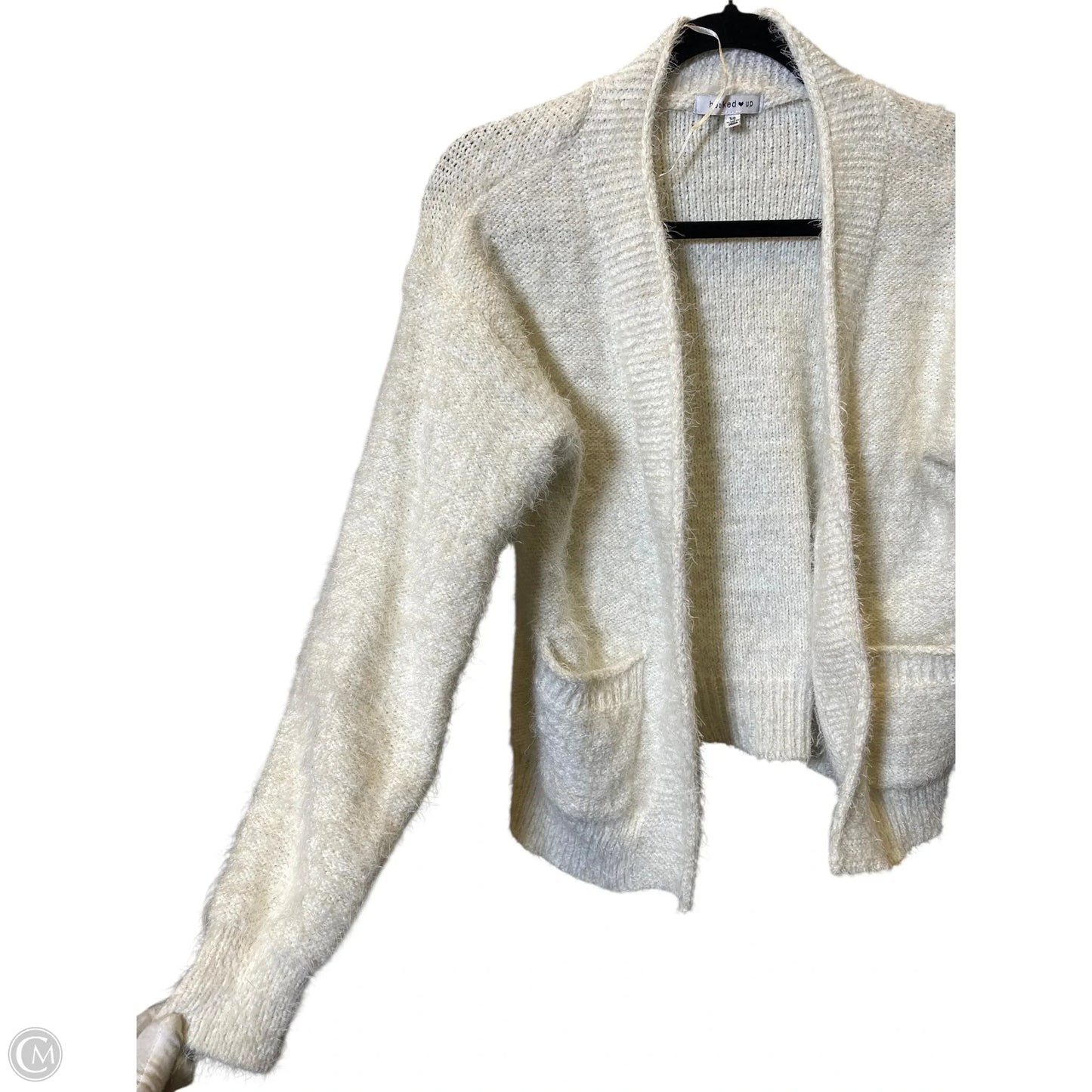 Cardigan By Clothes Mentor In Cream, Size: Xs