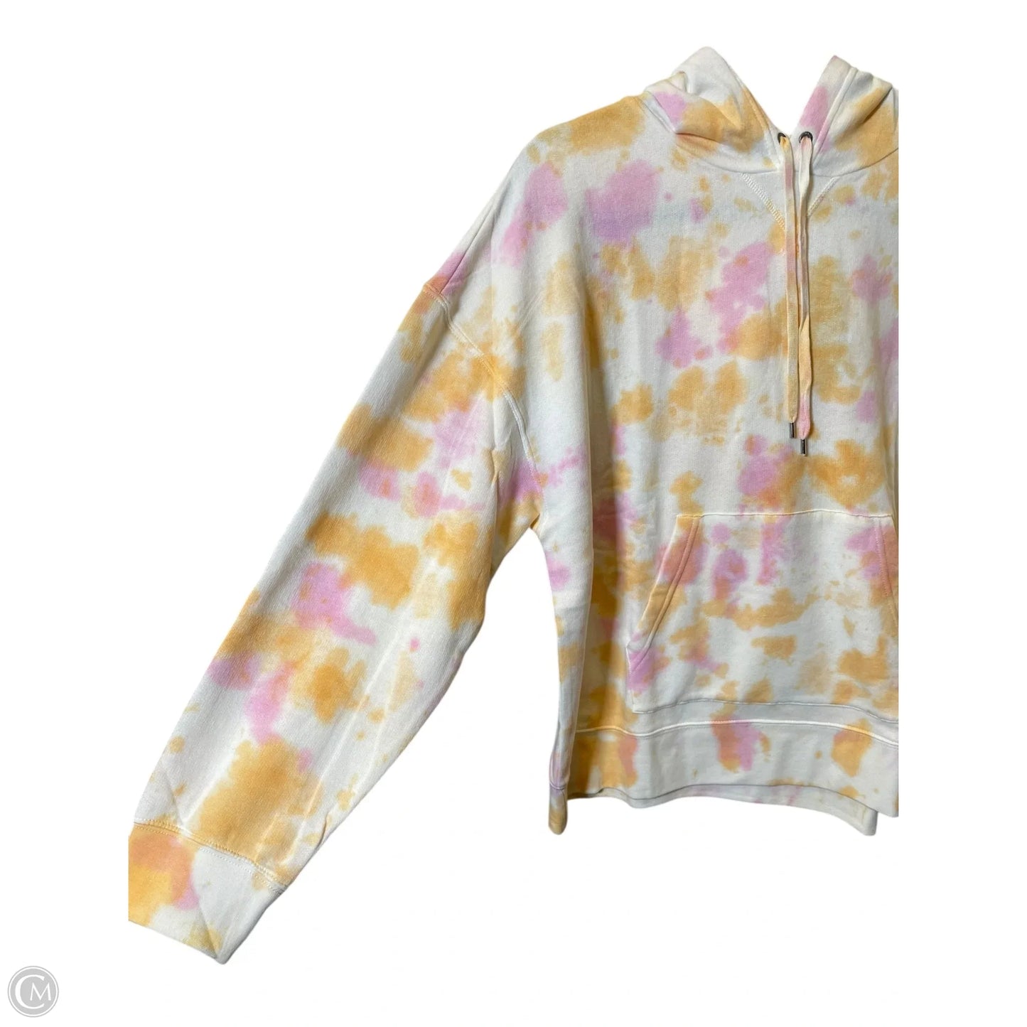 Sweatshirt Hoodie By Chaps In Tie Dye Print, Size: L