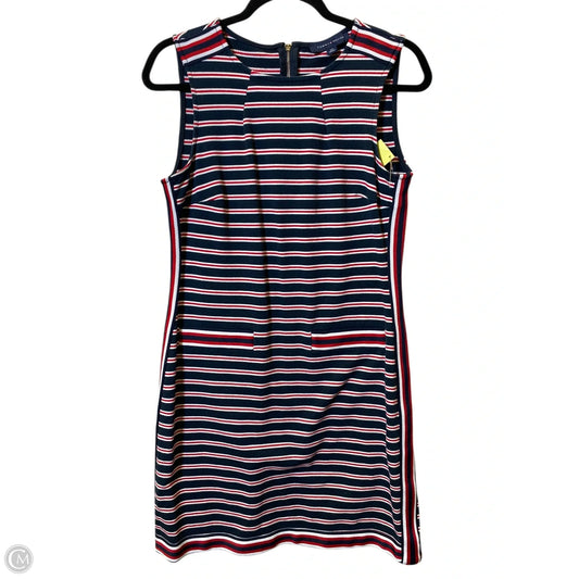 Dress Casual Midi By Tommy Hilfiger In Striped Pattern, Size: S