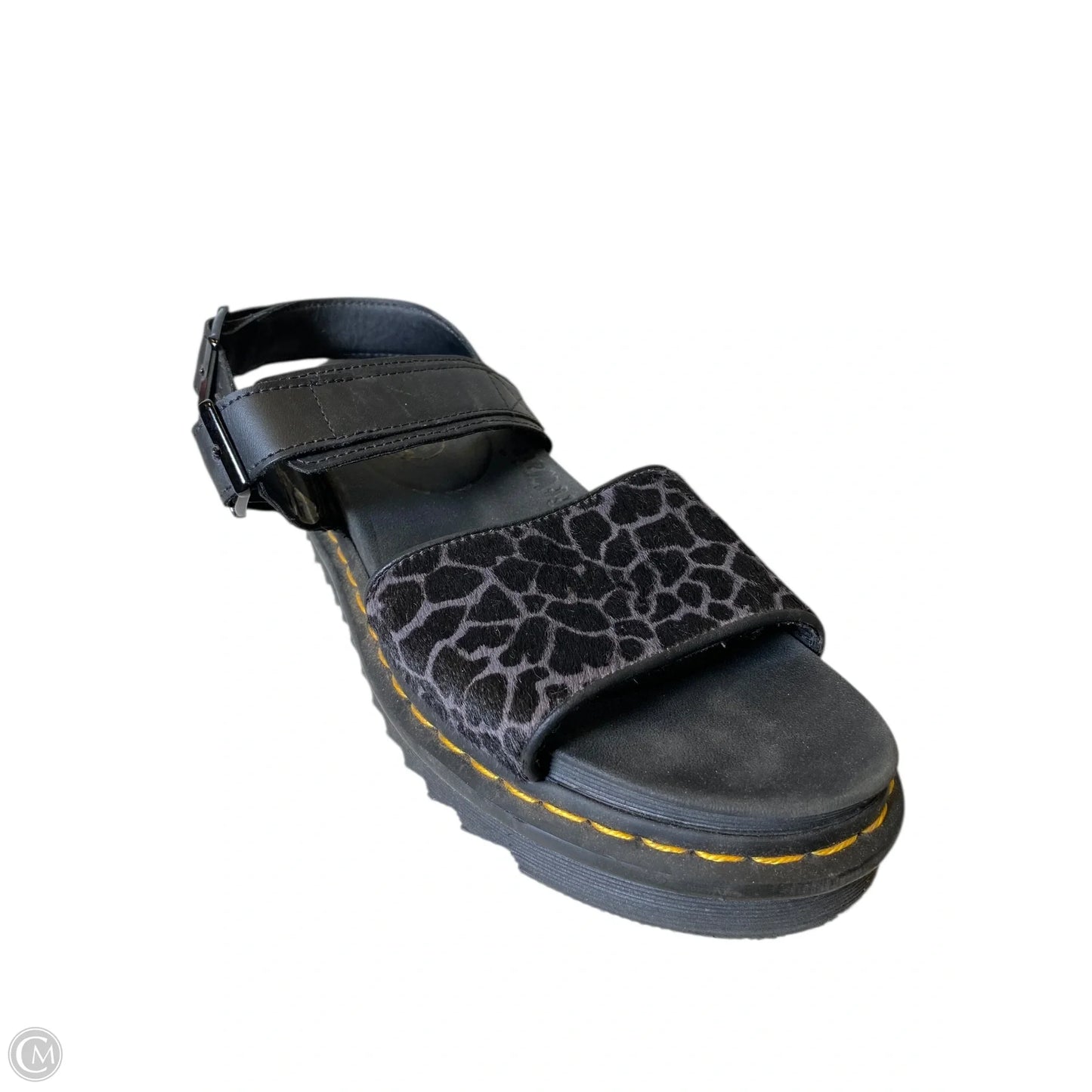 Sandals Heels Platform By Dr Martens In Black, Size: 10