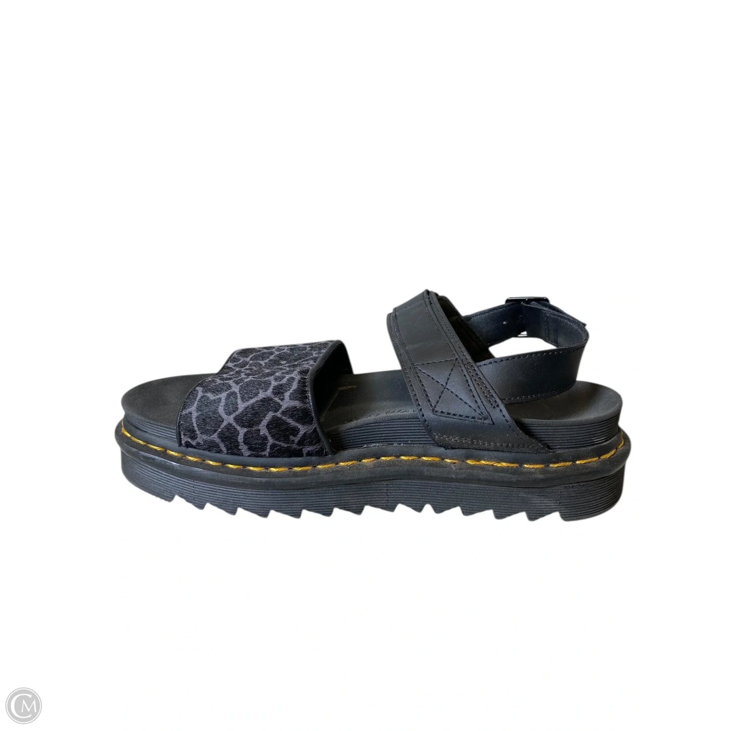 Sandals Heels Platform By Dr Martens In Black, Size: 10