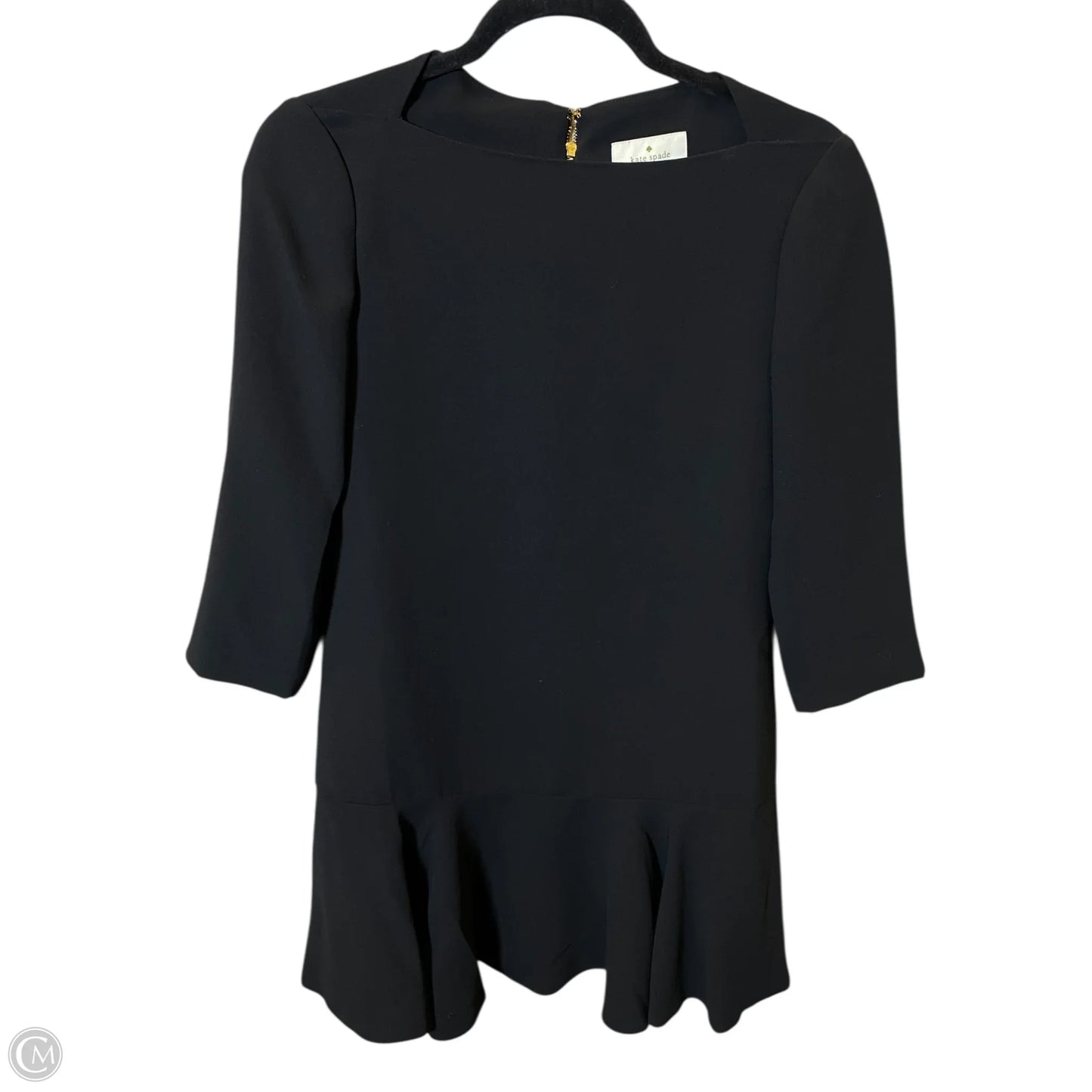 Dress Designer By Kate Spade In Black, Size: 0