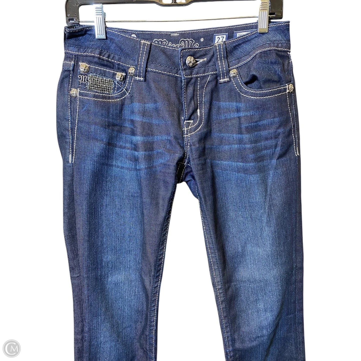 Jeans Skinny By Miss Me In Blue Denim, Size: 4