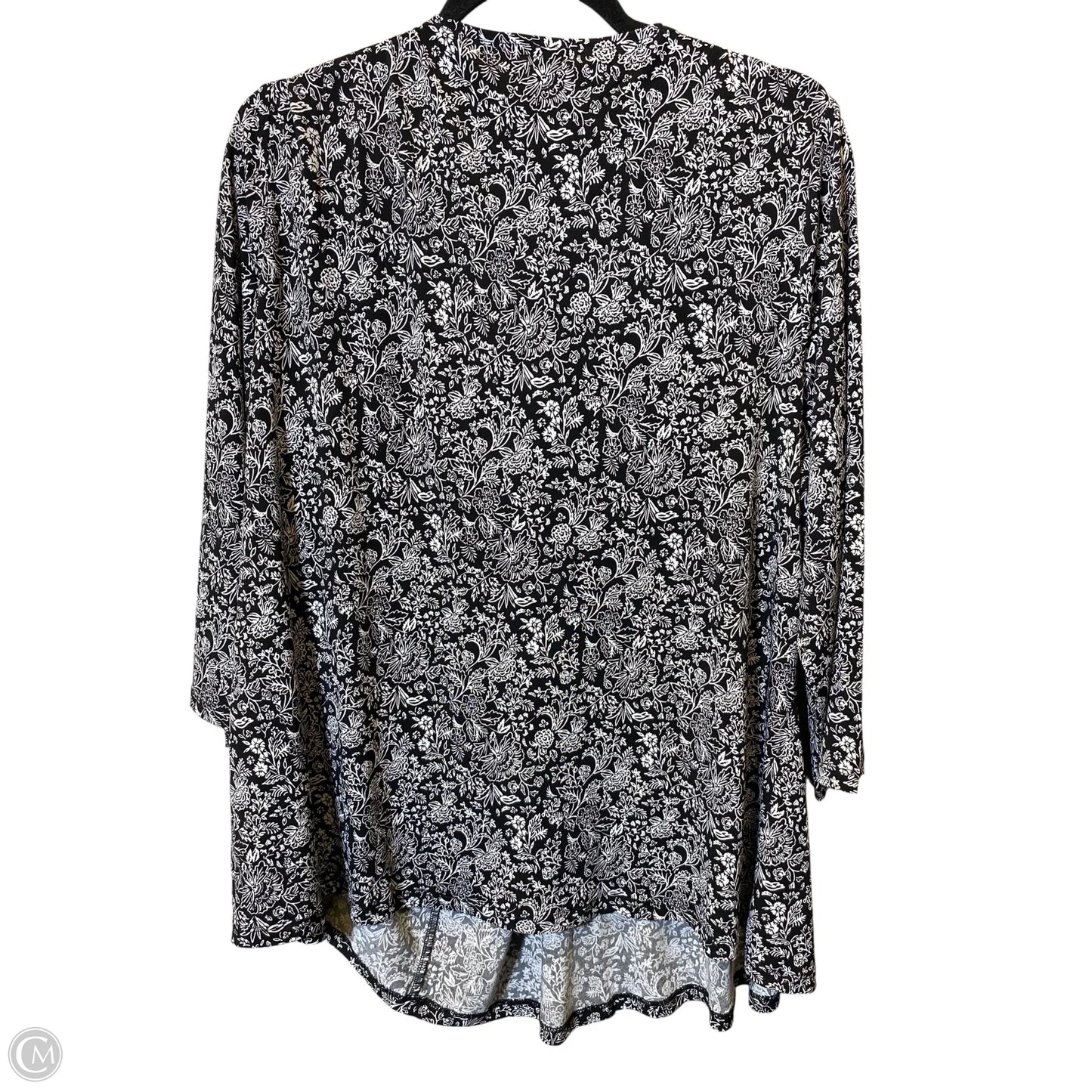 Top 3/4 Sleeve By Lane Bryant In Floral Print, Size: 18