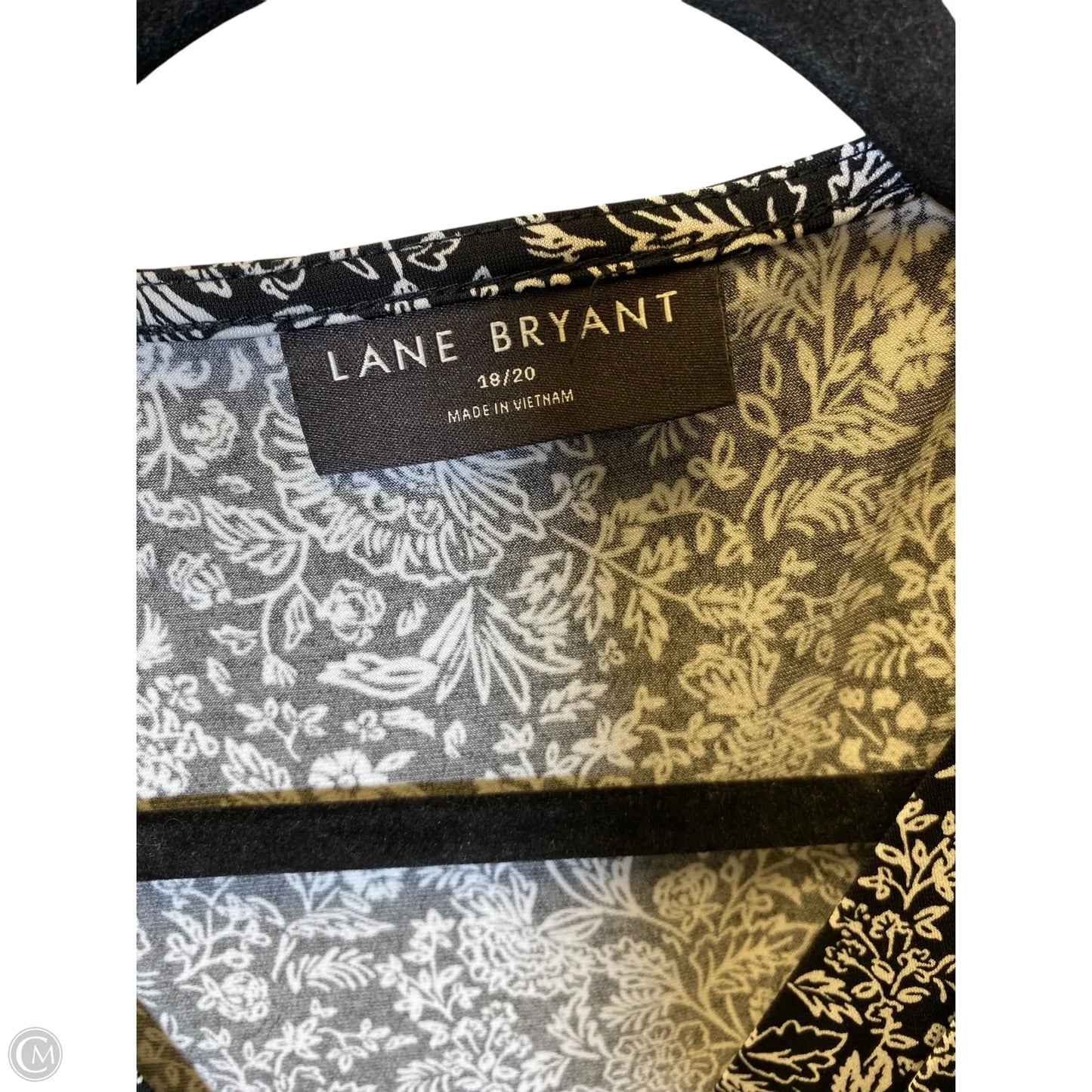 Top 3/4 Sleeve By Lane Bryant In Floral Print, Size: 18