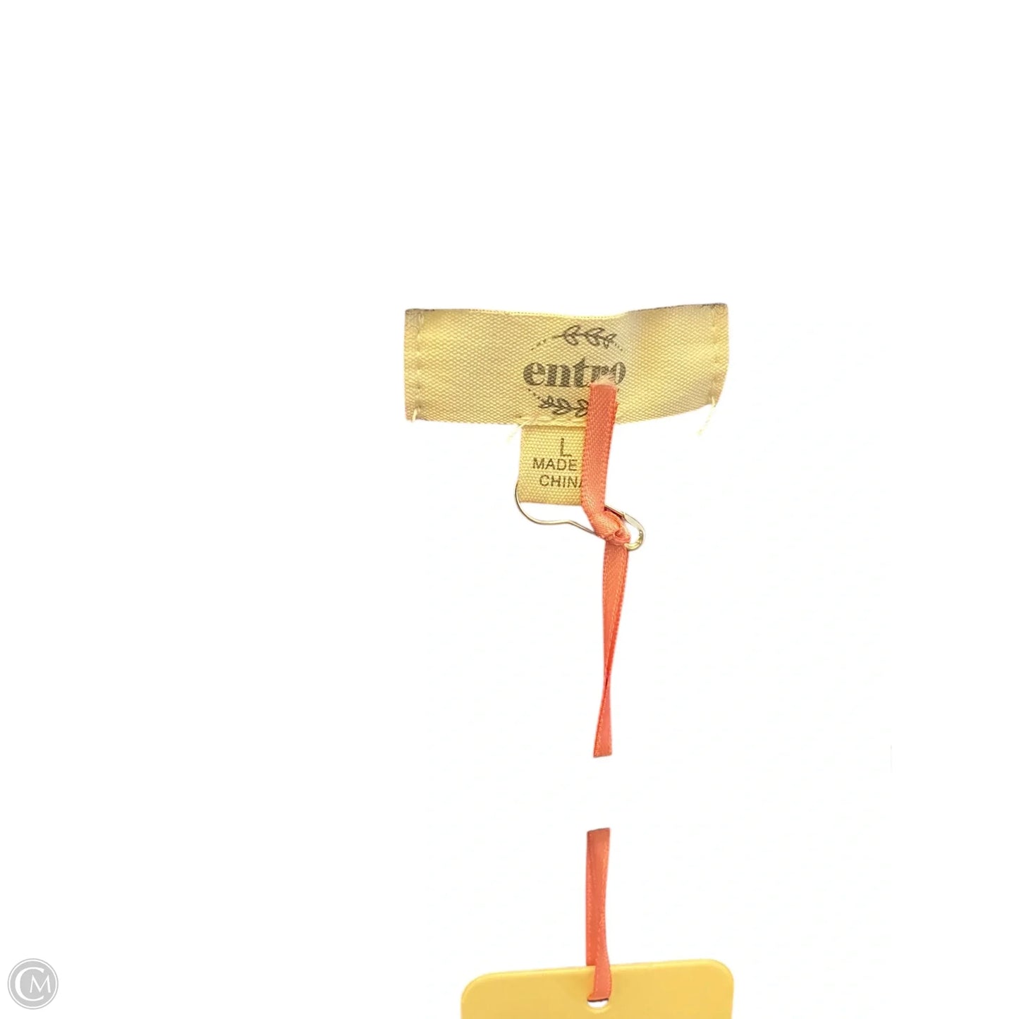 Sweater Cardigan By Entro In Black & Pink, Size: L