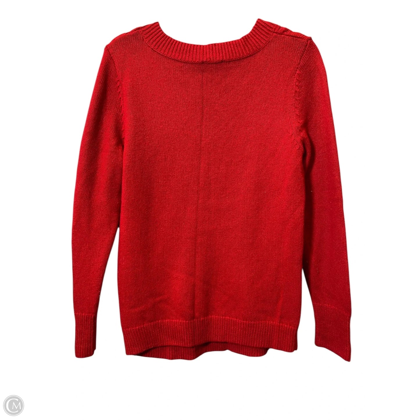Sweater By Talbots In Red, Size: L