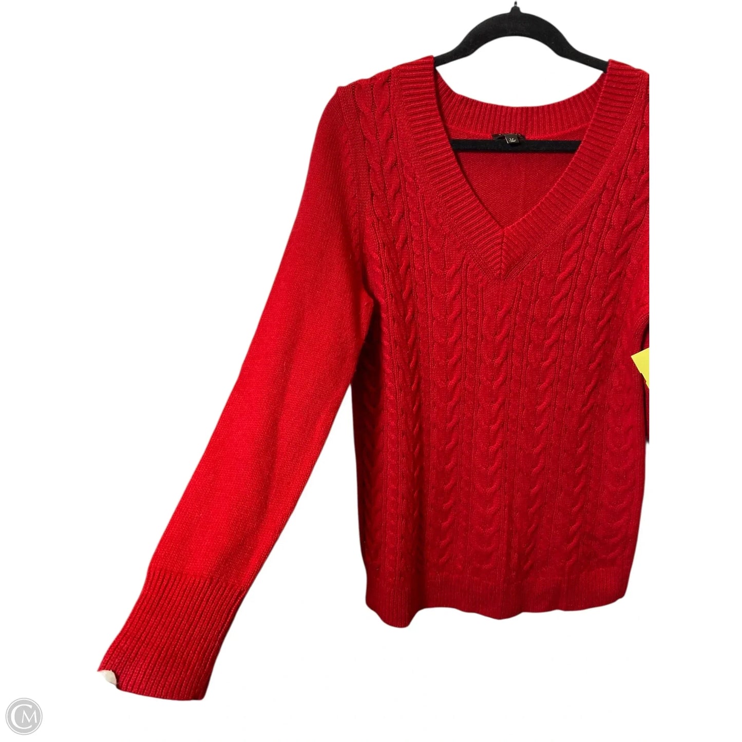 Sweater By Talbots In Red, Size: L