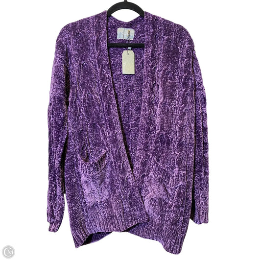 Cardigan By Fate In Purple, Size: L