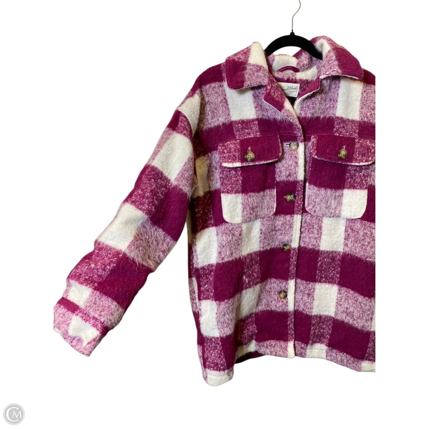 Jacket Other By Universal Thread In Plaid Pattern, Size: M