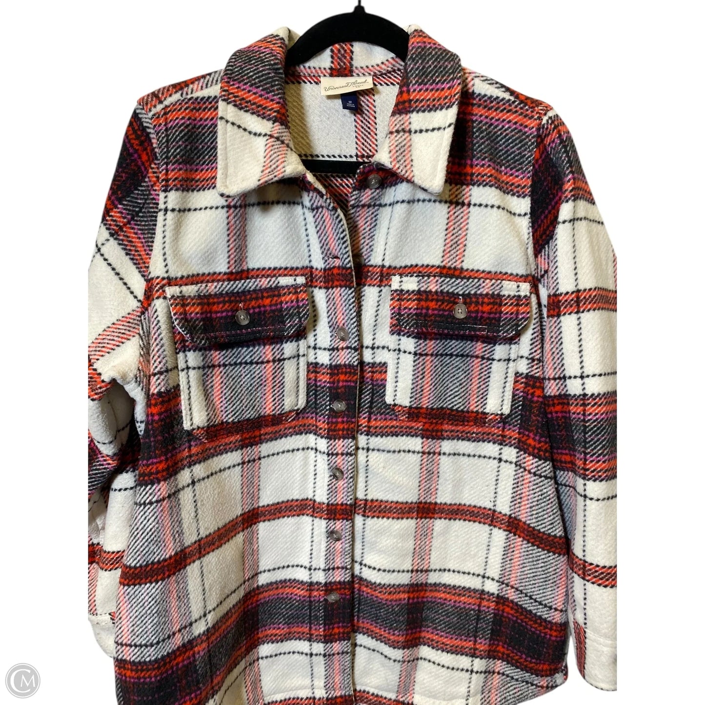Jacket Other By Universal Thread In Plaid Pattern, Size: M