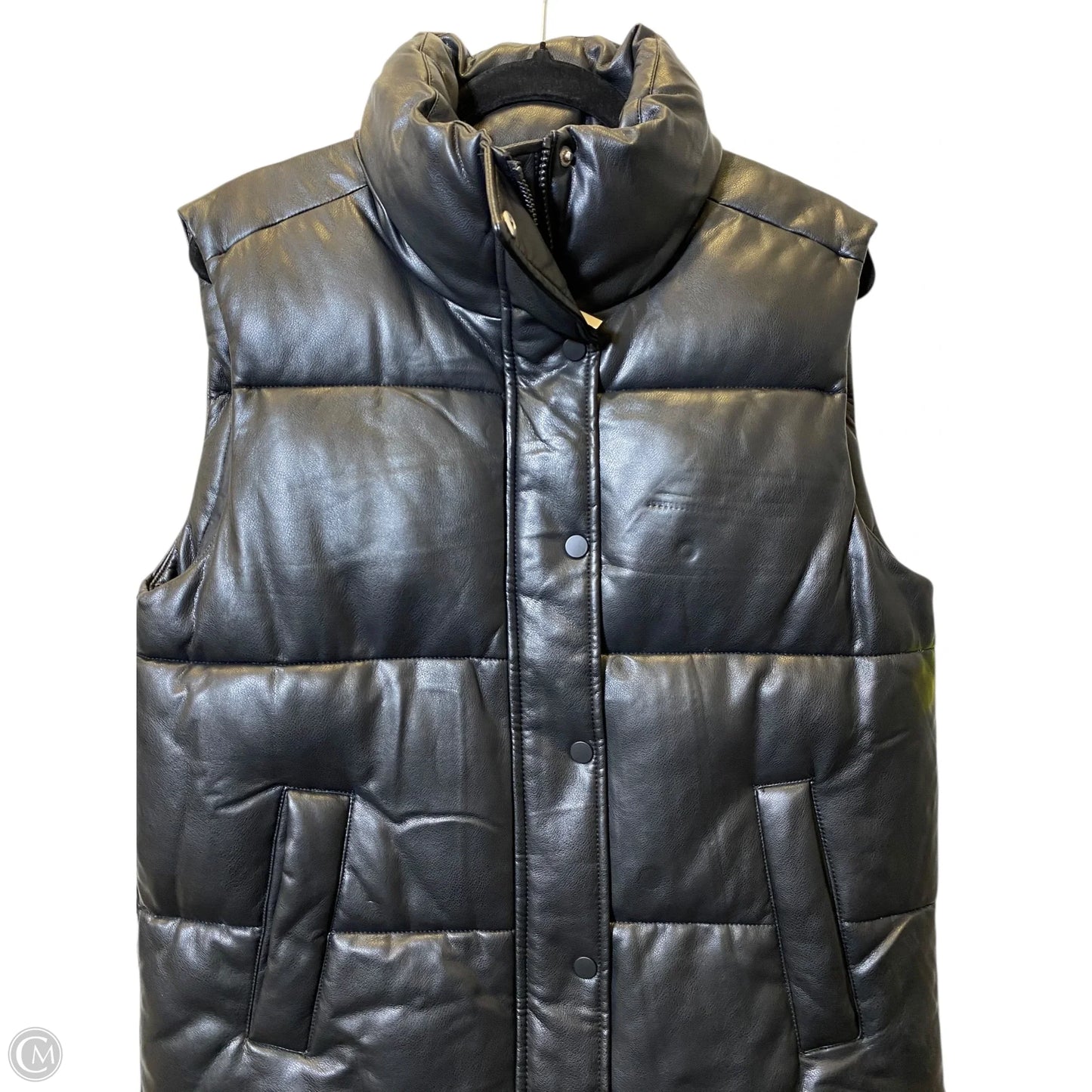 Vest Puffer & Quilted By Marc New York In Black, Size: M