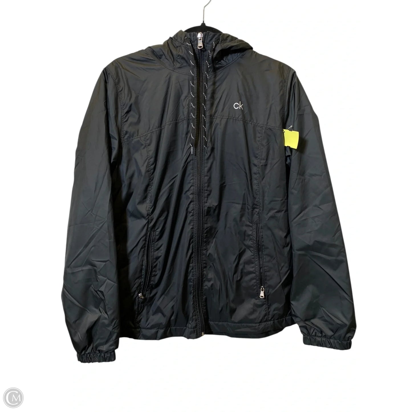 Jacket Utility By Calvin Klein In Black, Size: M