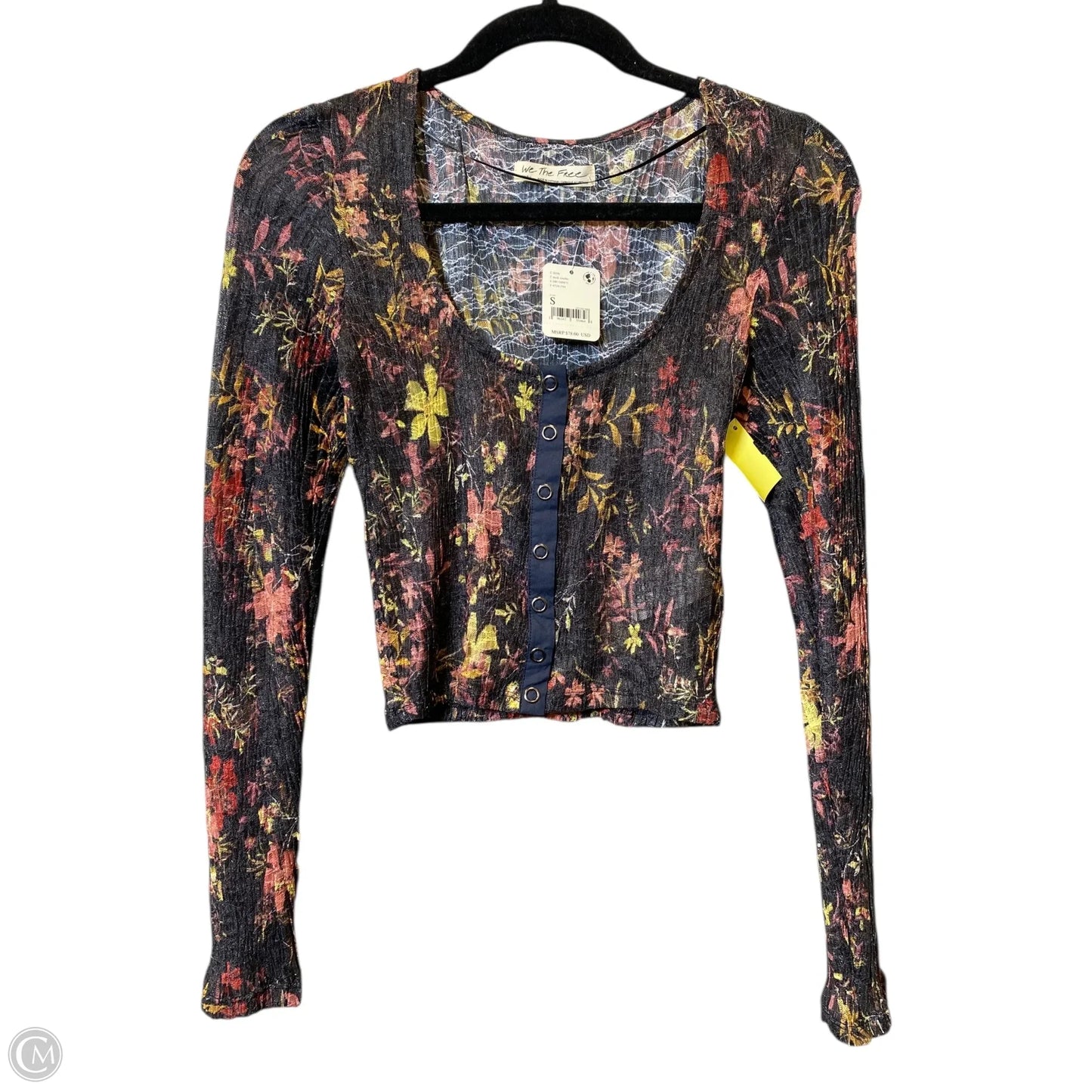 Top Long Sleeve By We The Free In Multi-colored, Size: S