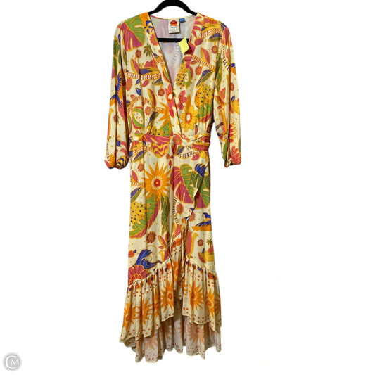 Dress Casual Maxi By Farm Rio In Multi-colored, Size: Xl