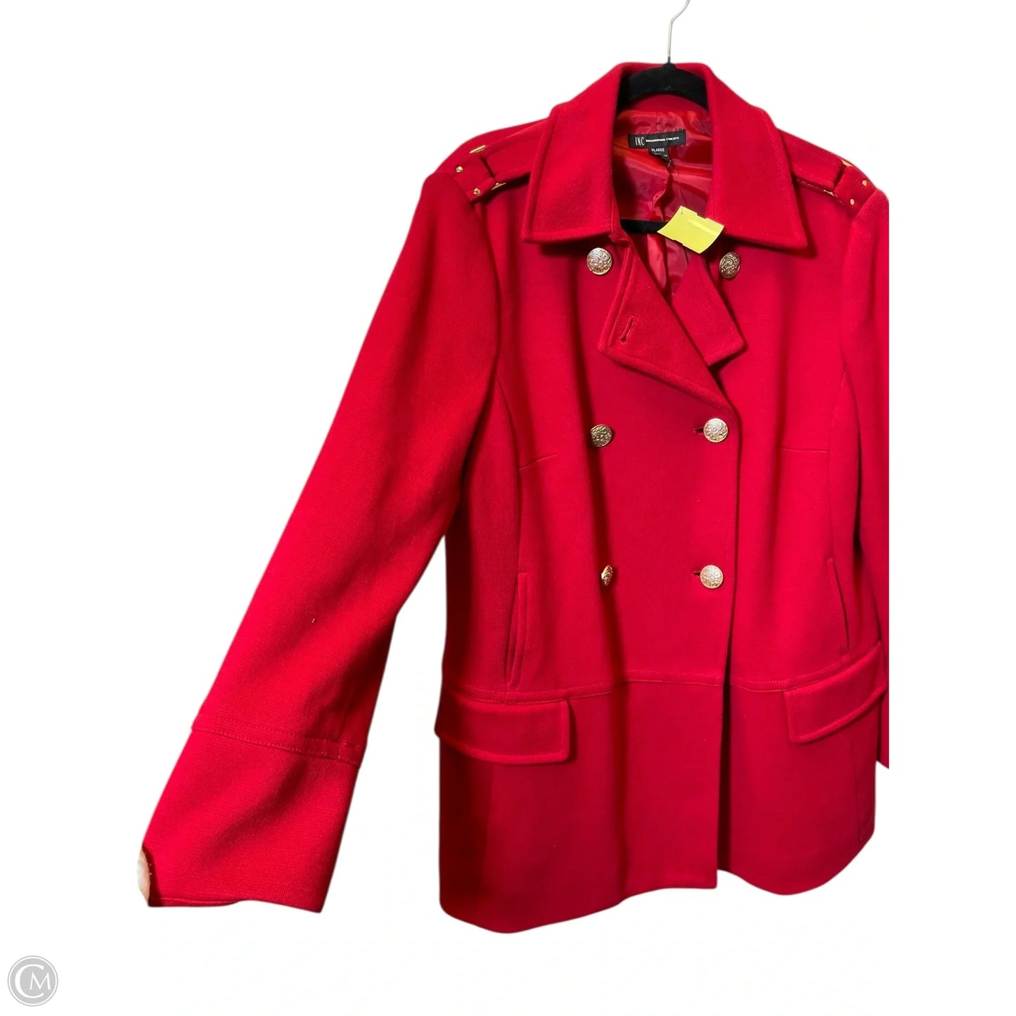 Jacket Moto By Inc In Red, Size: Xl