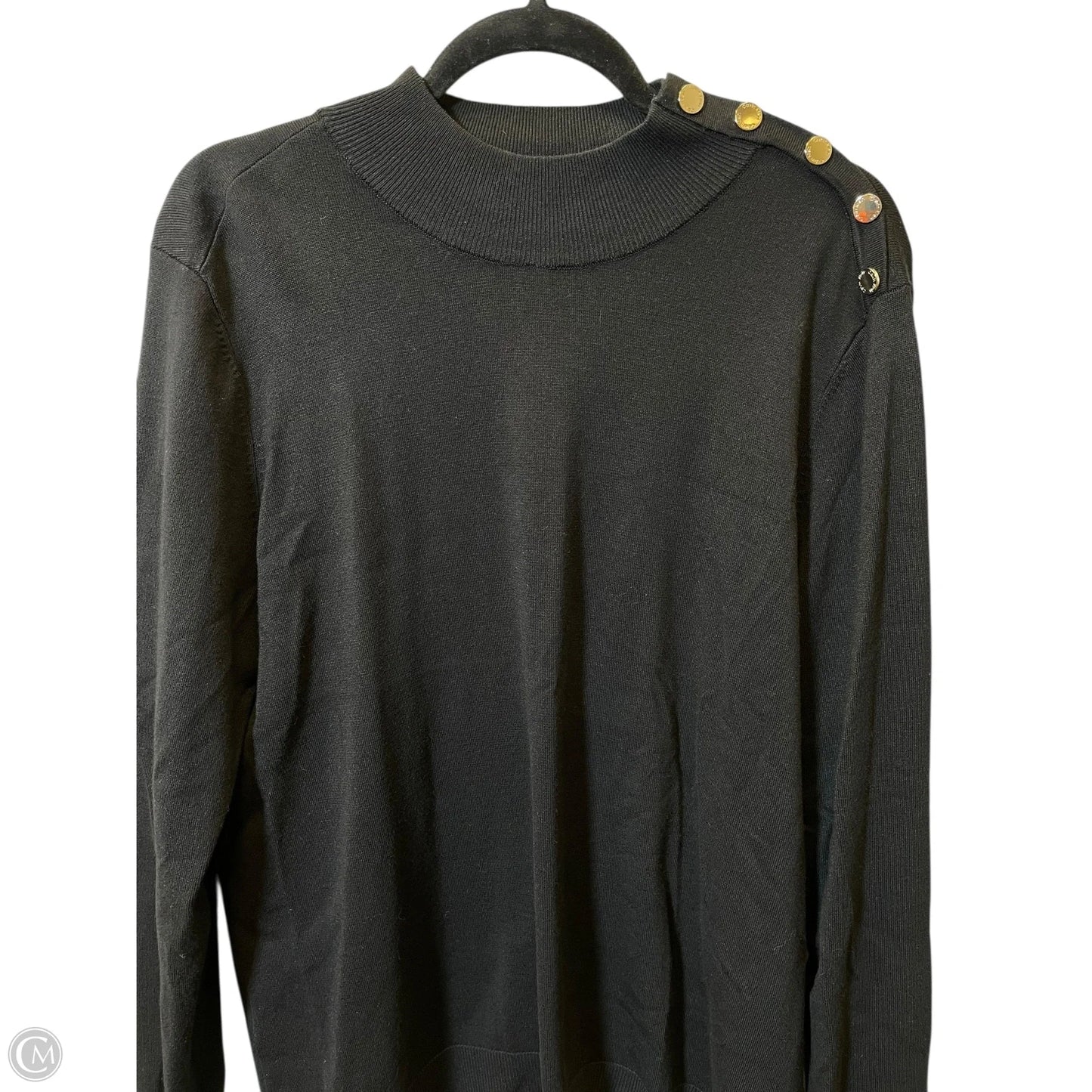Sweater By Calvin Klein In Black, Size: Xl