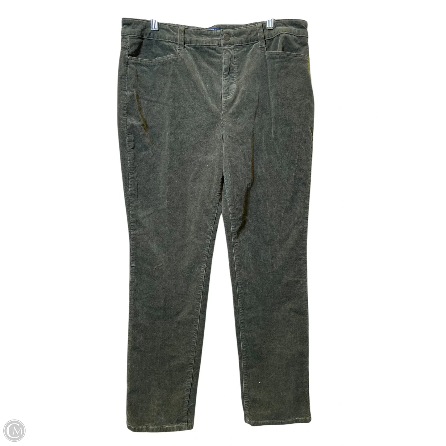 Pants Corduroy By Talbots In Green, Size: 16